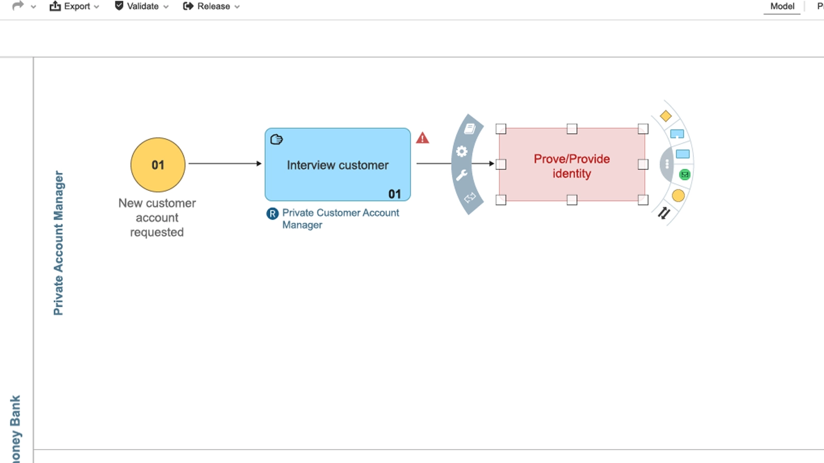 screenshot of ADONIS BPM Suite